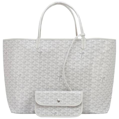 white goyard tote replica|authentic goyard bag.